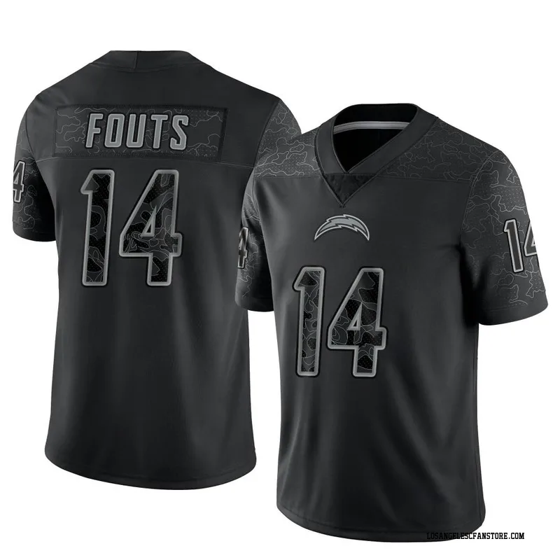 Dan Fouts Jersey Los Angeles Chargers White Platinum Limited Jersey