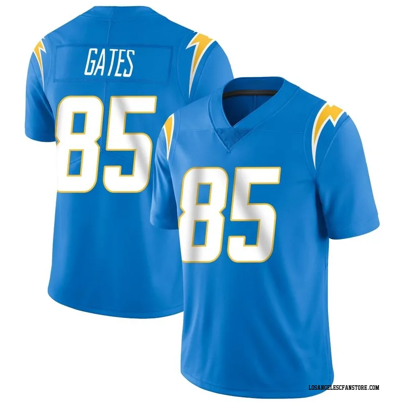 NFL San Diego Chargers Antonio Gates 85 Reebok Light Blue Jersey Youth XL