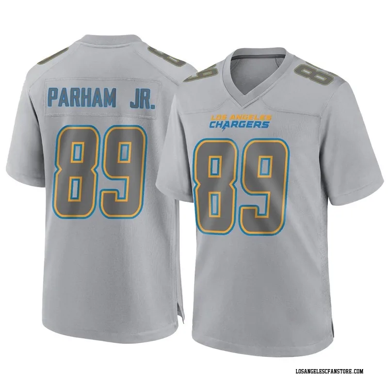 Donald Parham Jr. Los Angeles Chargers Game-Used #89 Royal Jersey vs. Tennessee  Titans on December 18 2022