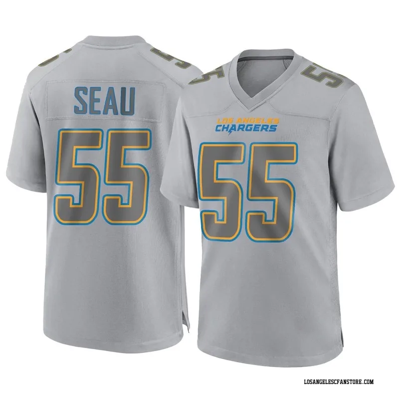 Los Angeles Chargers Junior Seau 55 Powder Blue Game Jersey - Bluefink