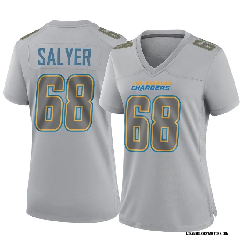 Jamaree Salyer Men's Nike Navy Los Angeles Chargers Alternate Custom Game Jersey Size: Extra Large