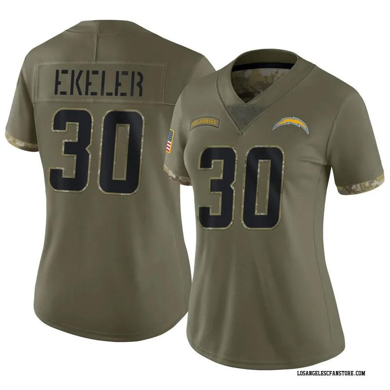 NFL Los Angeles Chargers RFLCTV (Austin Ekeler) Men's Fashion Football  Jersey.