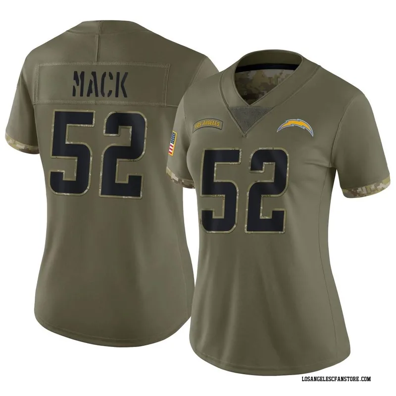 Lids Khalil Mack Los Angeles Chargers Fanatics Authentic Game-Used #52  Jersey vs. Kansas City Chiefs on September 15, 2022 - White