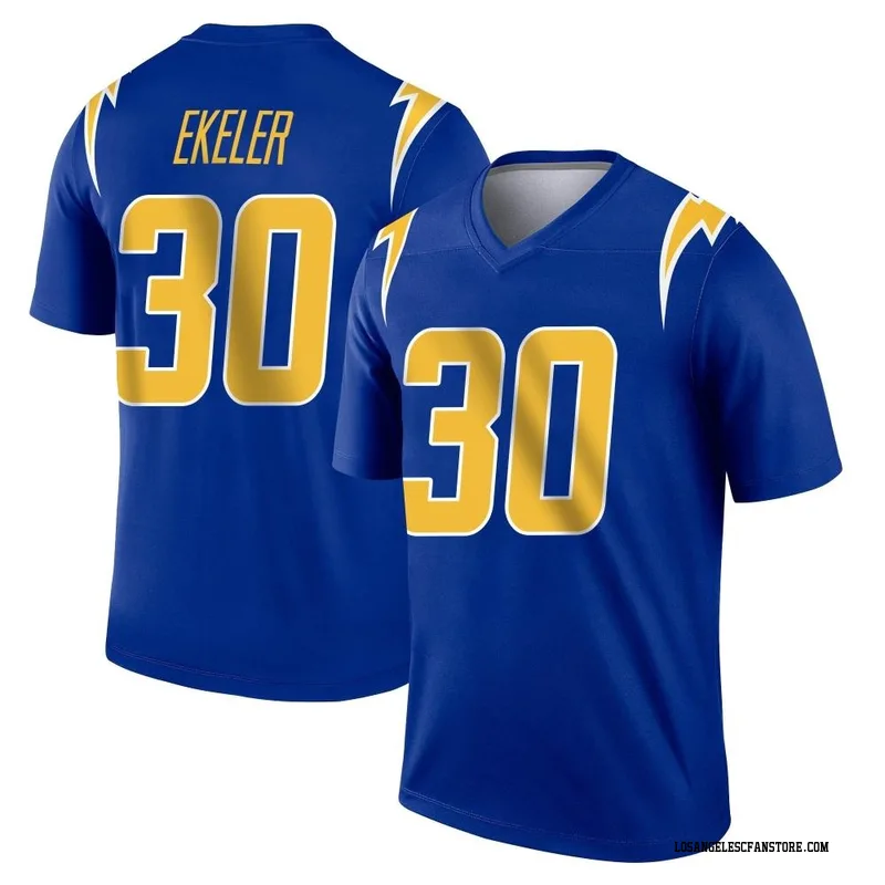 NFL Los Angeles Chargers RFLCTV (Austin Ekeler) Men's Fashion Football  Jersey.