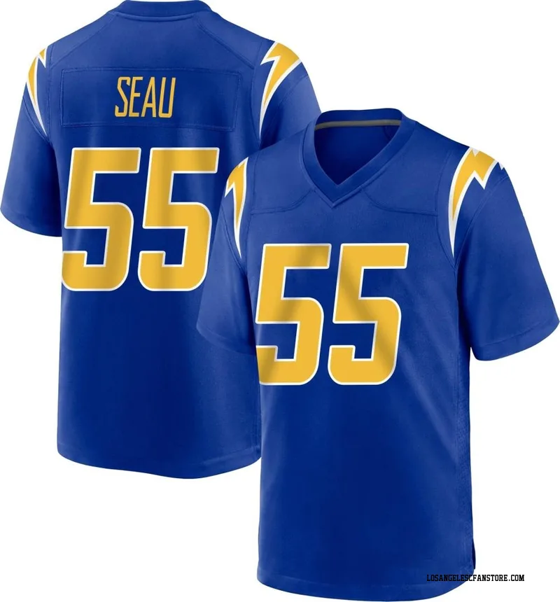 Nike Junior Seau Los Angeles Chargers Limited Blue Powder Vapor