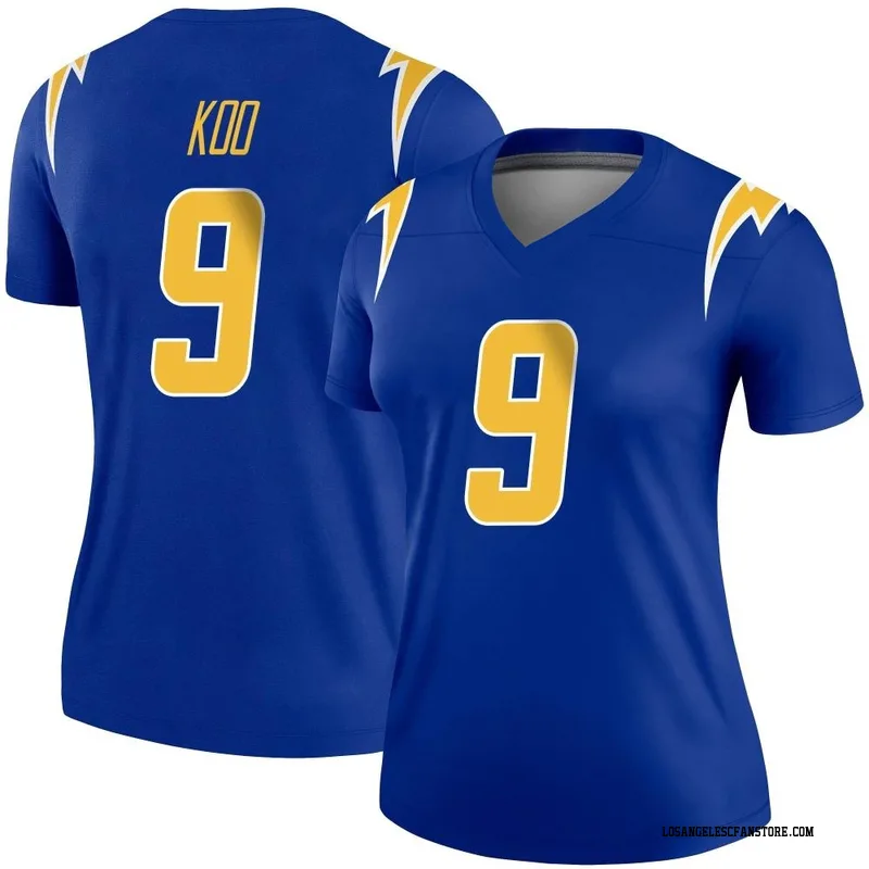 RARE NWT Nike Younghoe Koo LA Chargers #9 Blue Rookie Jersey Youth XL 18-20