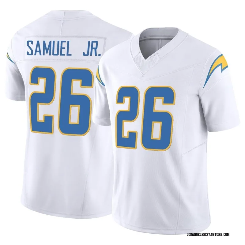 Asante Samuel Jr. Signed LA Chargers White Jersey (JSA COA) – GSSM