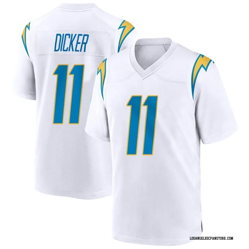 Cameron Dicker Men's Nike Royal Los Angeles Chargers Alternate Custom Game Jersey Size: Extra Large