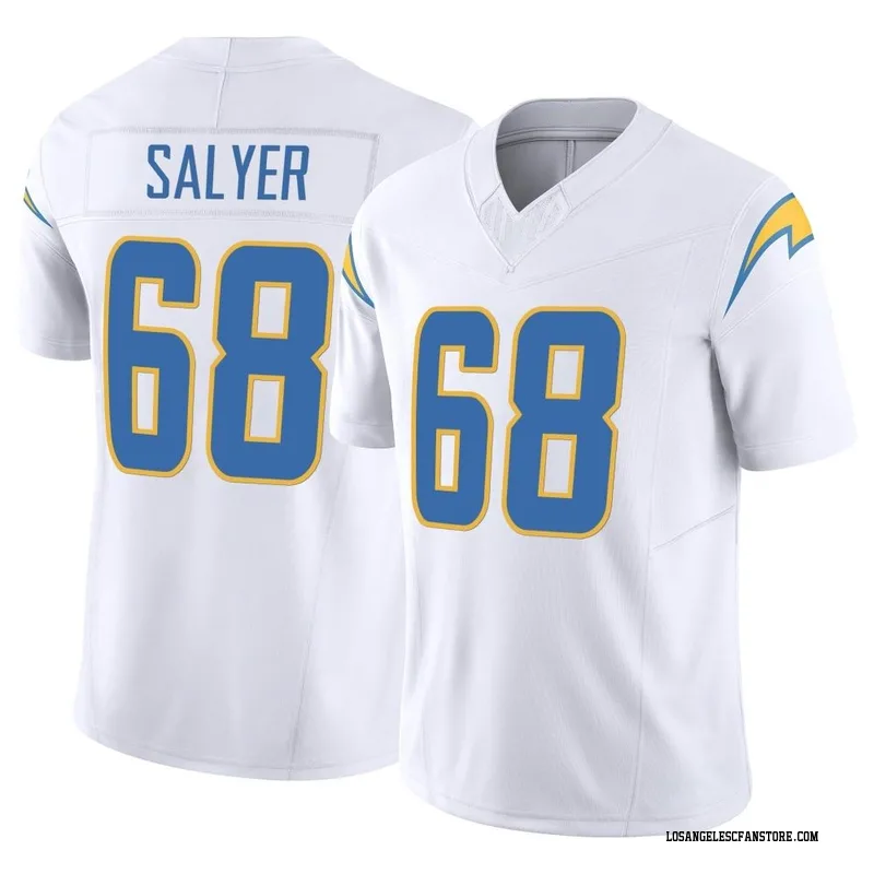 Jamaree Salyer Men's Nike Navy Los Angeles Chargers Alternate Custom Game Jersey Size: Extra Large