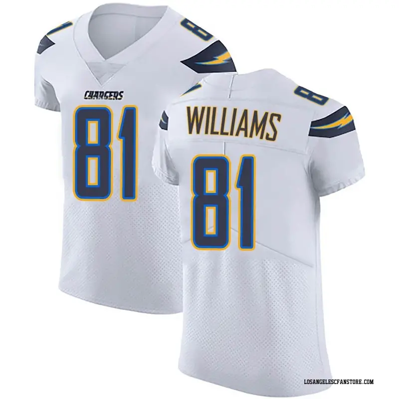 Kyle Van Noy Los Angeles Chargers Game-Used #8 White Jersey vs. Denver  Broncos on January